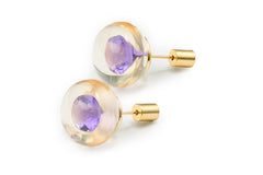 Acrylic Magic Circle Studs for Women