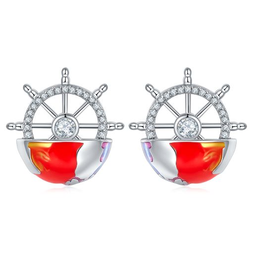 Traveling Starry Sky Enamel Studs for Women