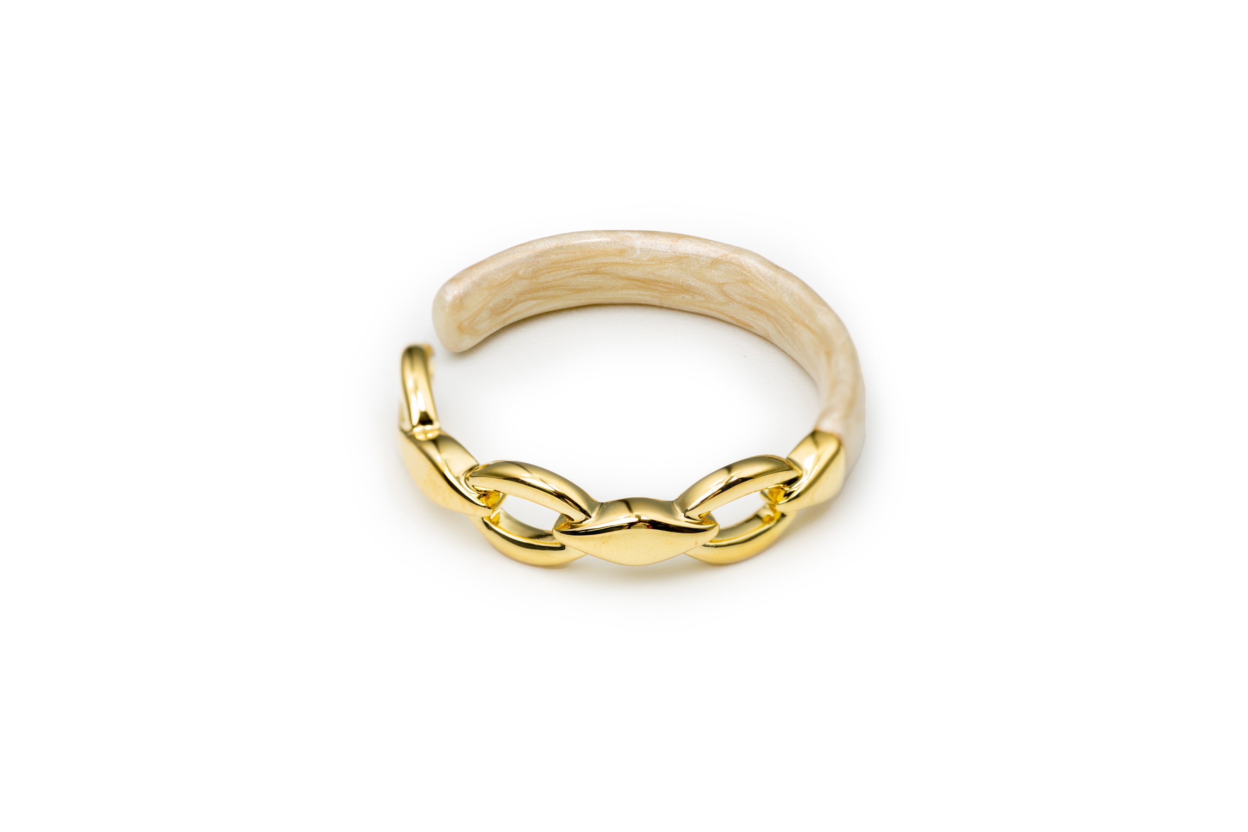 Gold and Sand Ring - Golden Ring for Women