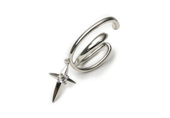 Single Cross Star C Shape Ear Clip