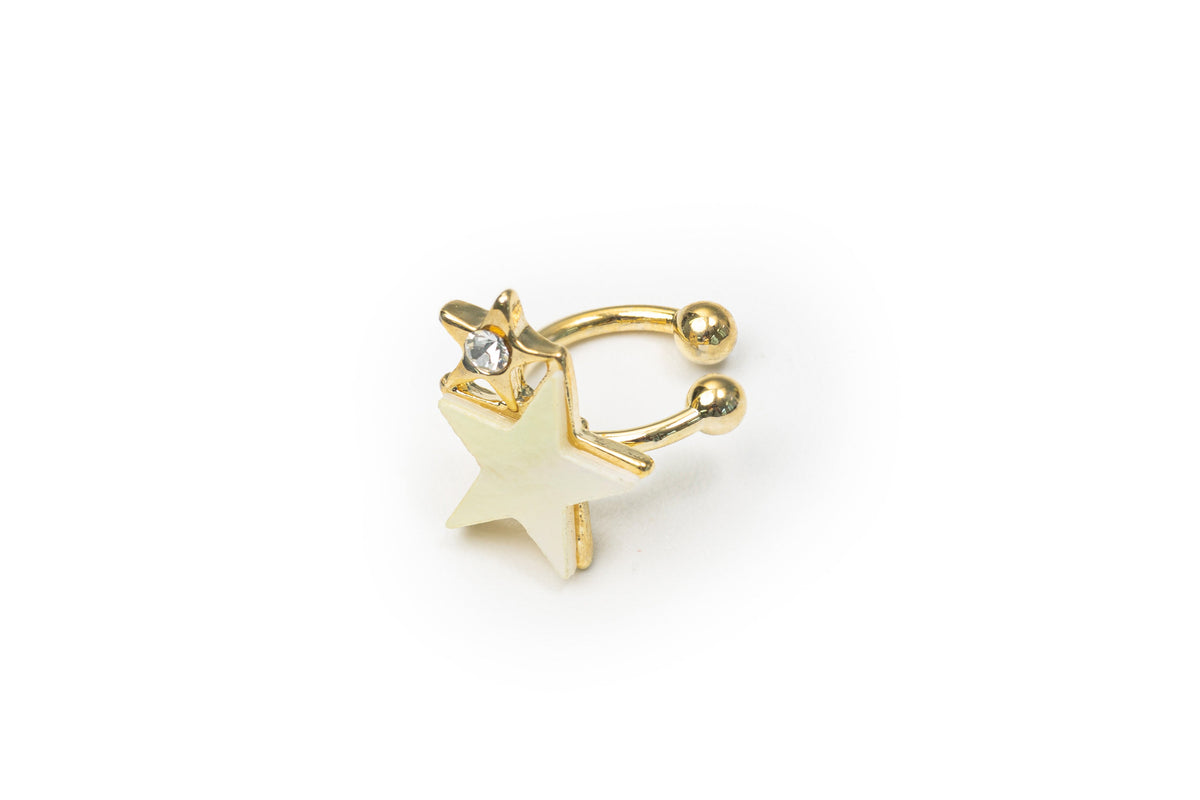 Golden Star Ear Clip