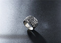 Nordic Viking Titanium Steel Men's Ring