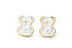 Golden Gummy Bear Studs Nap Earrings