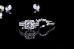 Soleste Moissanite Round Engagement Ring Pack