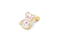 Golden Gummy Bear Studs Nap Earrings