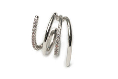 Silver Sparkle Ear Clip (Only One Not In Pair)