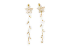 Golden Mystery Garden Drop Earrings