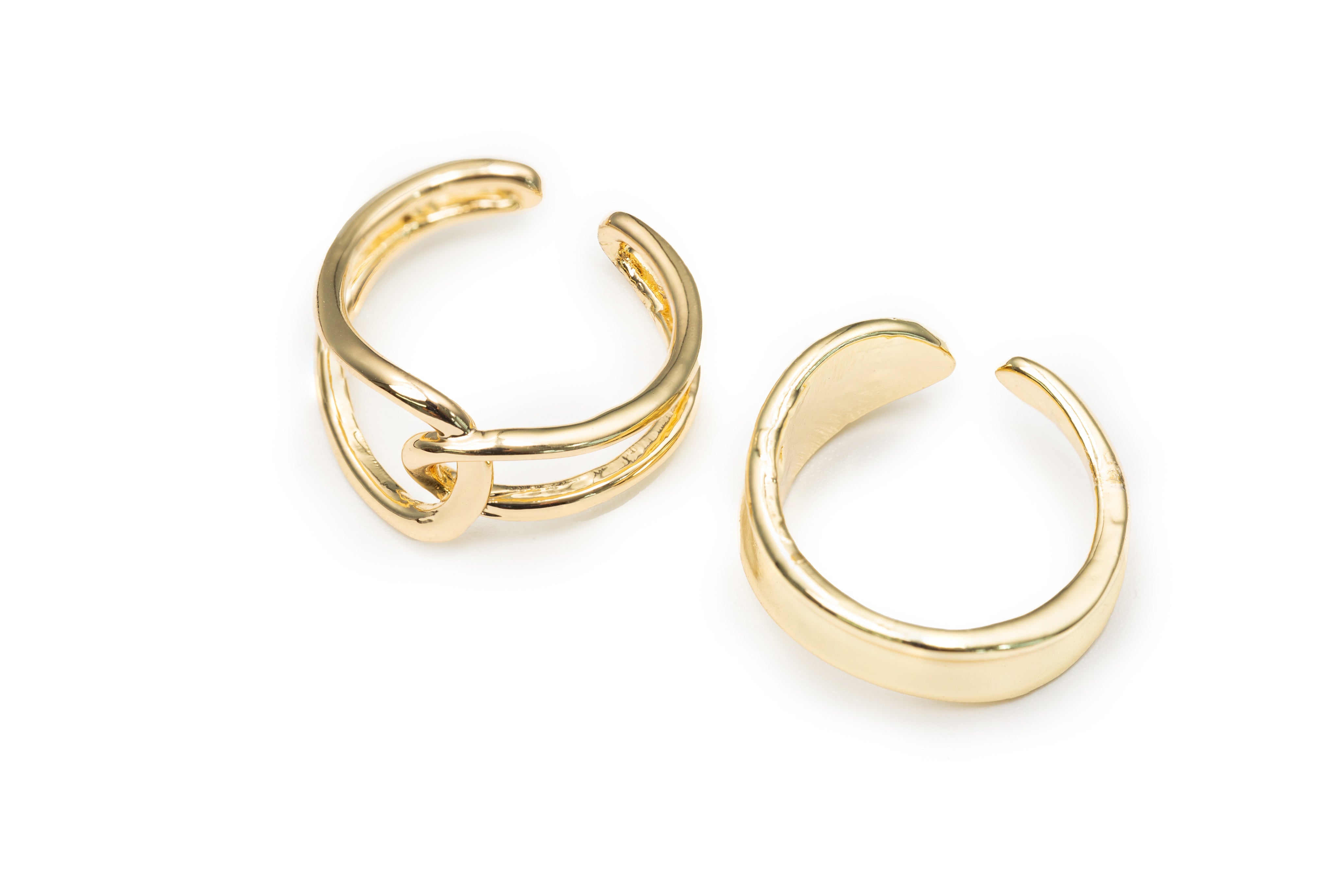 Golden/Silver Irregular Rings Pack