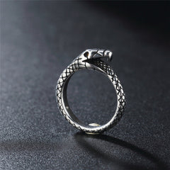 Snake Titanium Steel Rings for Men