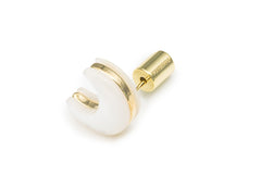 Golden Moon Shell Studs