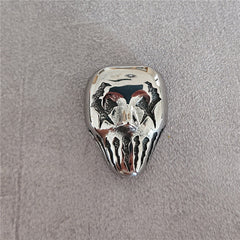 Halloween Joker Mask Skull Head Titanium Steel Pendant for Men