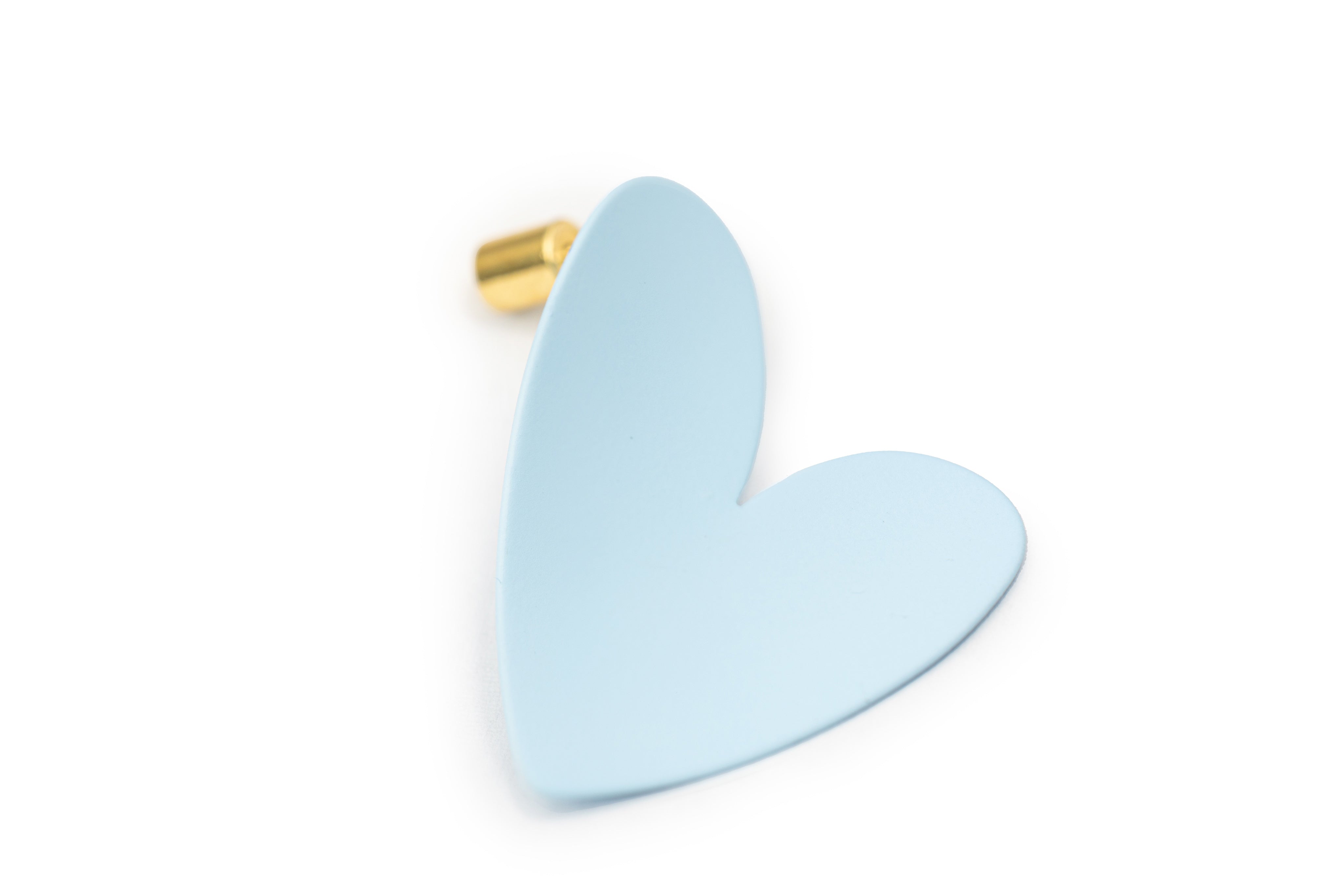 Ocean Blue Heart Studs