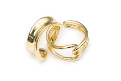 Golden/Silver Irregular Rings Pack