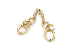 Golden Chain Drop Earrings