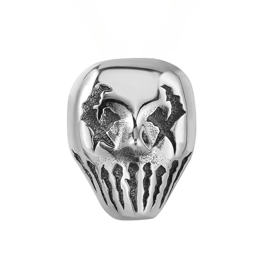 Halloween Joker Mask Skull Head Titanium Steel Pendant for Men