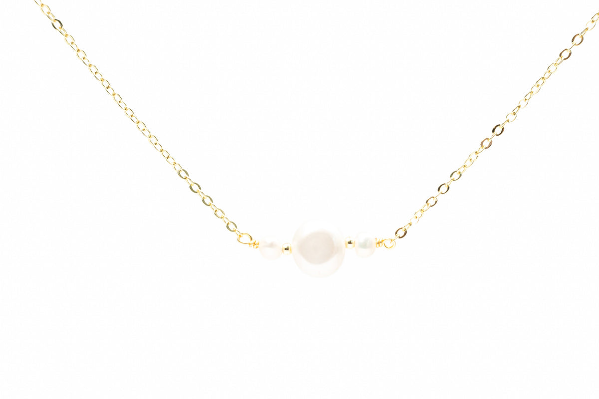 Golden Round Necklace for Women