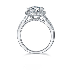 Soleste Halo 3.0 Carat Moissanite Engagement Ring