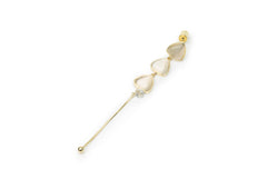 Golden Drapes Drop Earring