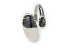 Glazed Curve Ring - Silver Ring for Women