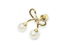 Golden Bow Studs - Golden Studs for Women