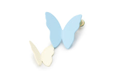 Ocean Blue Butterfly Drop Earrings