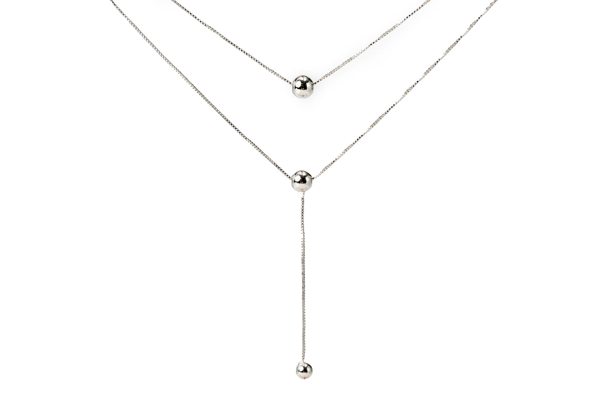 Silver Satellite Necklace