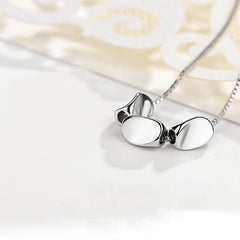 Peas Pendant Silver Necklace for Women