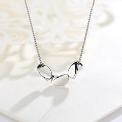 Peas Pendant Silver Necklace for Women