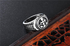 Nautical Anchor Stainless Steel Men's Ring