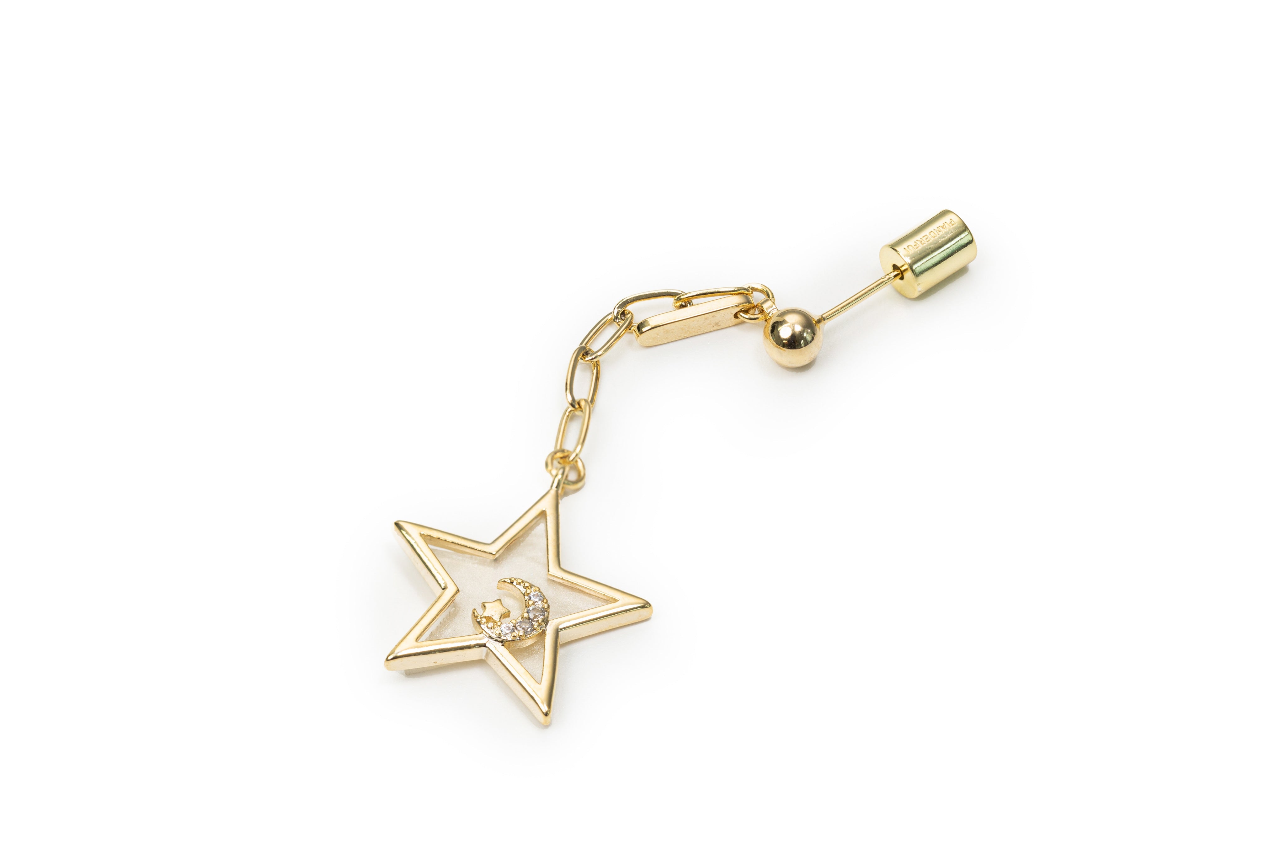 Golden Star Drop Earrings