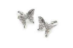 Silver Butterfly Studs Nap Earrings