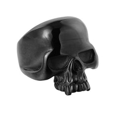 Halloween Punk Skull Titanium Ring for Men