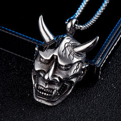 Halloween Demon Titanium Steel Necklace for Men