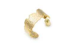 Golden Irregular Hoops