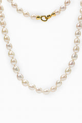 18K Gold Freshwater Pearls Necklace for Women