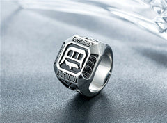 Vintage Punk Vampire 1970 Men's Titanium Steel Ring