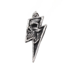 Halloween Skull Lightning Titanium Steel Pendant for Men