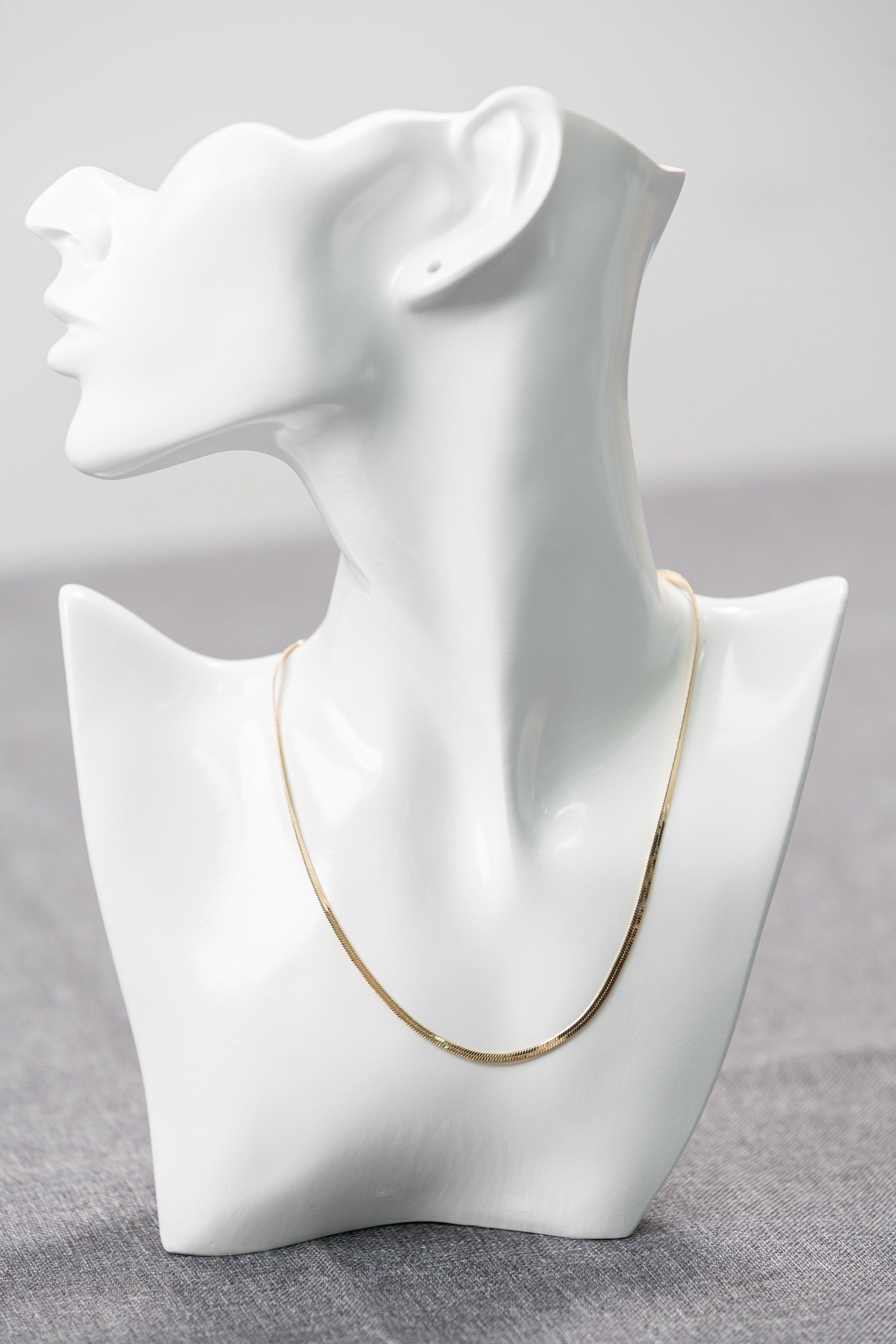 Golden Serpentine Heart Necklace