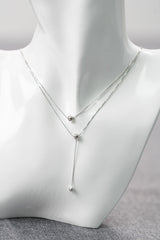 Silver Satellite Necklace