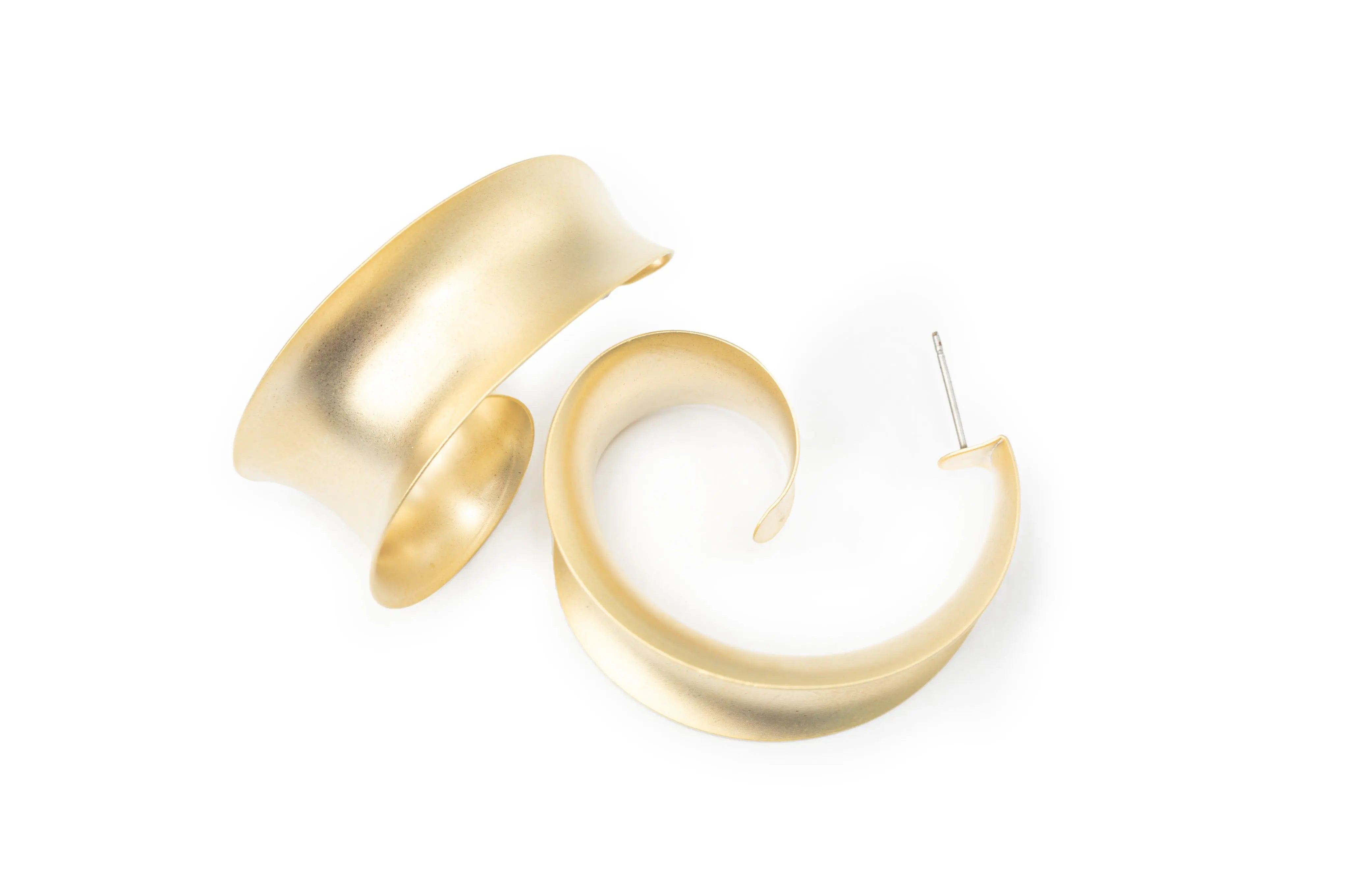 Moon Chunky Hoops - Golden Hoops for Women