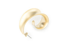 Moon Chunky Hoops - Golden Hoops for Women