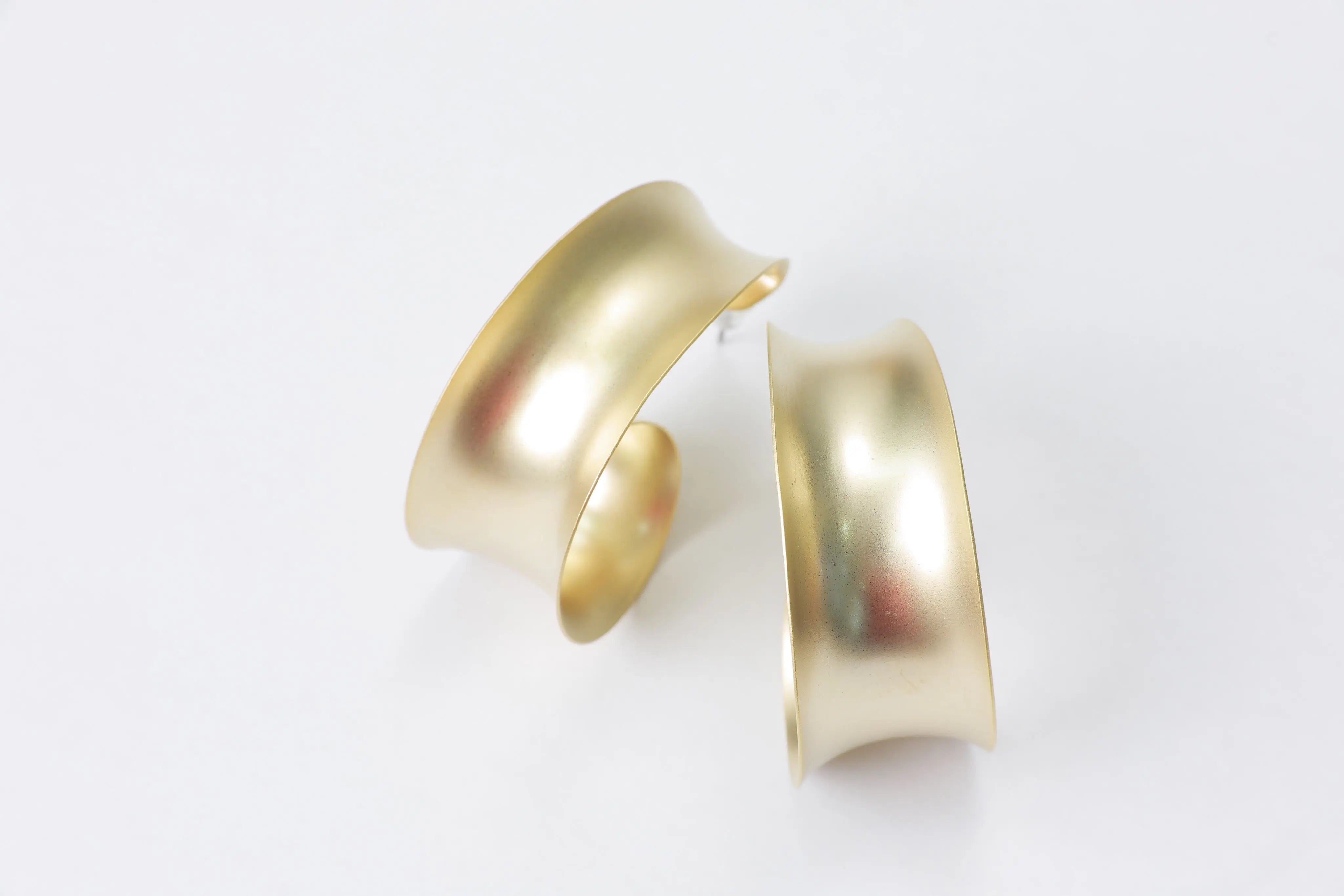 Moon Chunky Hoops - Golden Hoops for Women