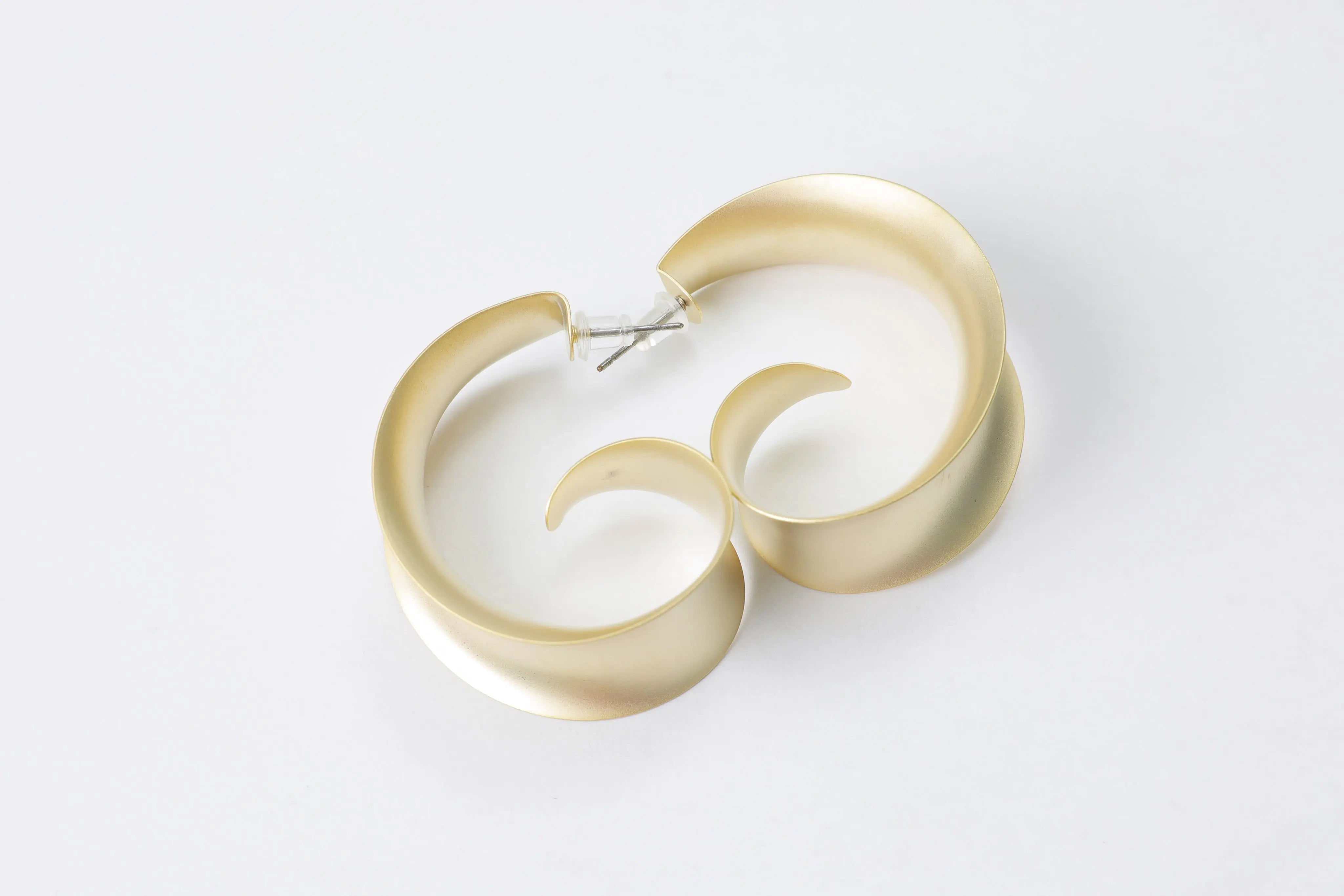 Moon Chunky Hoops - Golden Hoops for Women