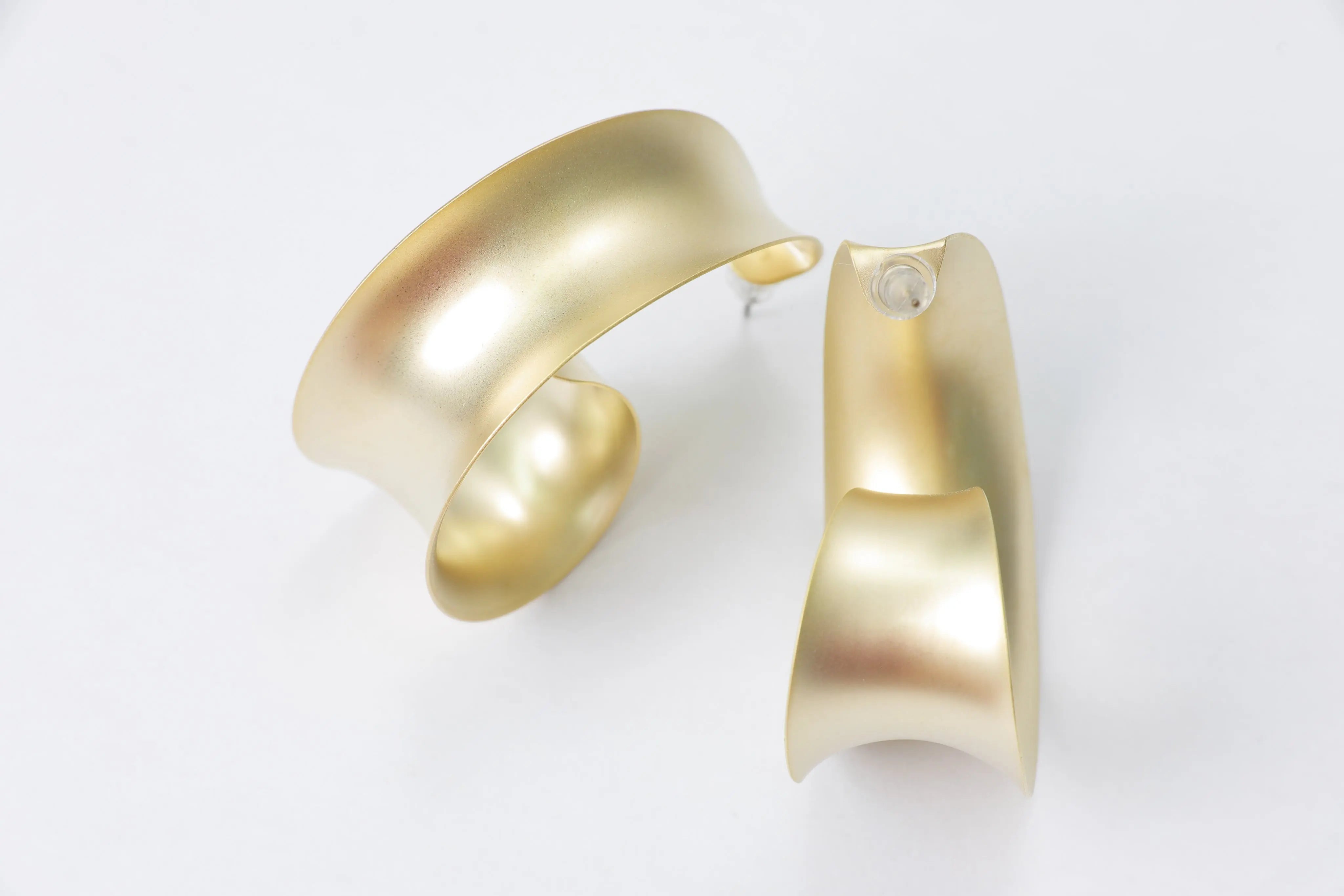 Moon Chunky Hoops - Golden Hoops for Women