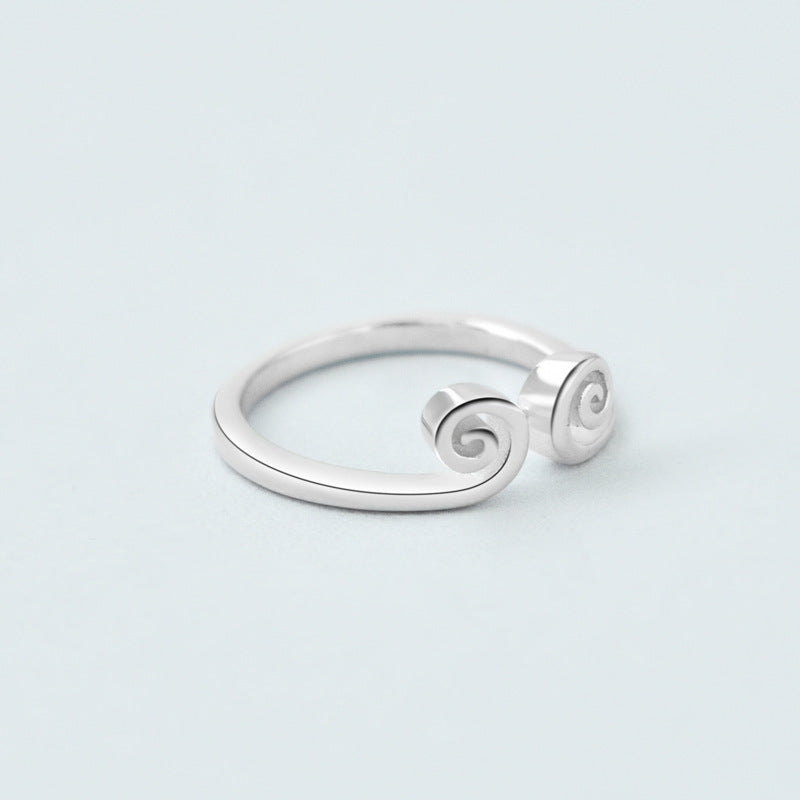 Head Hoop Design Silver Ring for Women