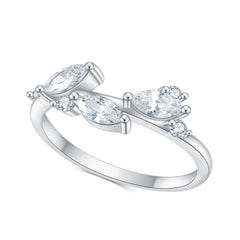 S925 Sterling Silver with Zircon Ring