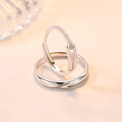 Rupert's Tears silver Couple Ring