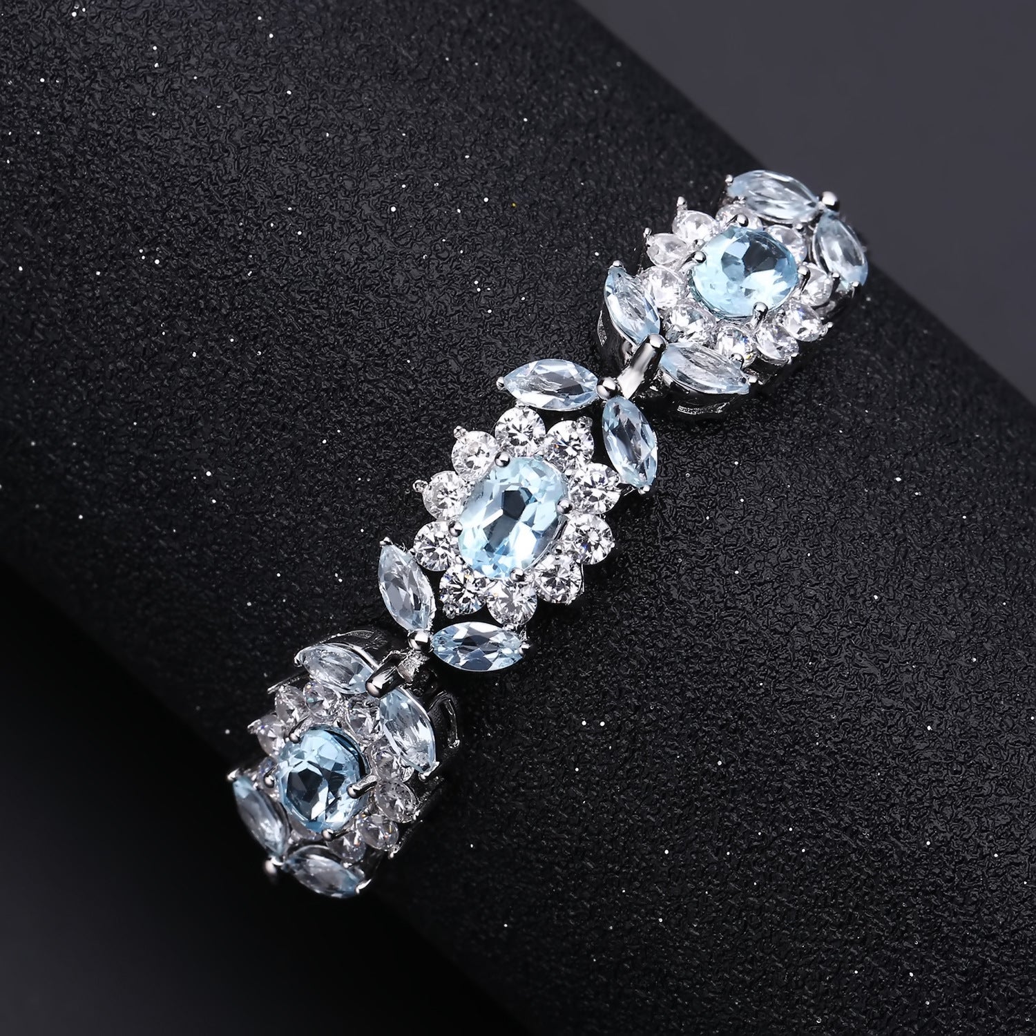 Princess Temperament s925 Silver Crystal Bracelet for Women