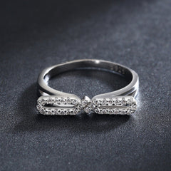 S925 European and American Luxury Micro Set Sterling Silver Ring, Elegant and Personalized Internet Celebrity Ring, Female Amazon Hot Selling Jewelry