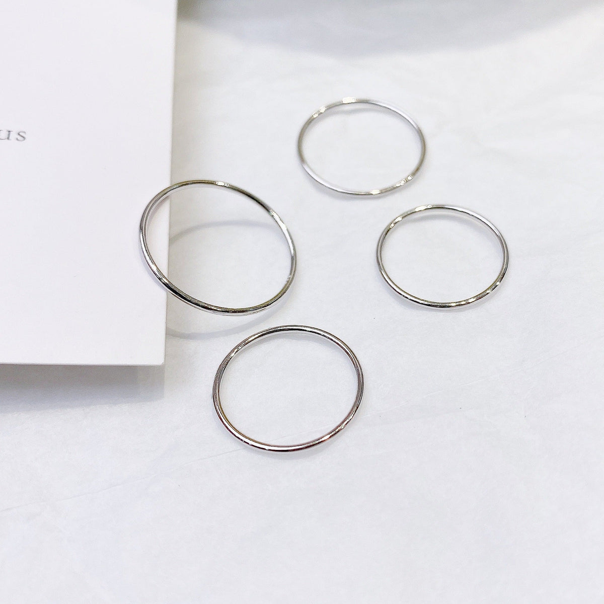 Simple Slim Silver Ring